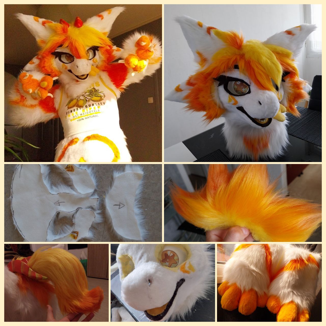 Making of the Tangor Fursuit, it was a fullsuit :)